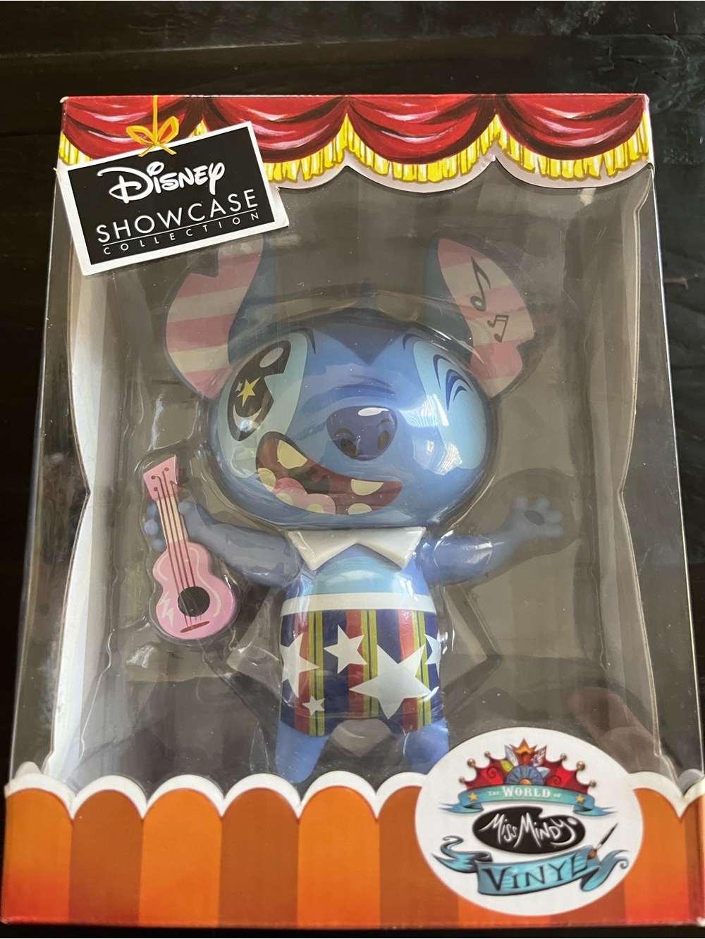 NWOT Miss Mindy Stitch Vinyl Figure with Pink Ukulele